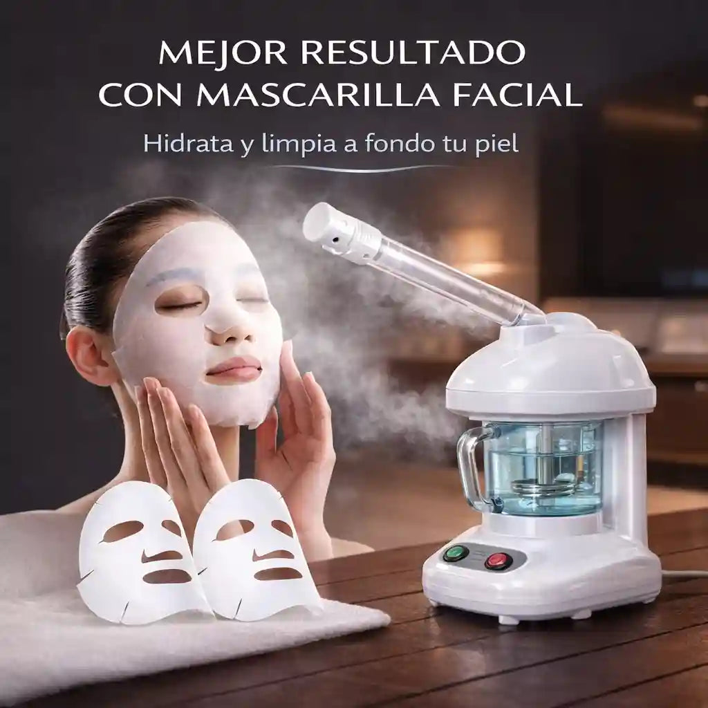 PoreVapor® Vaporizador Facial Profesional Con Ozono