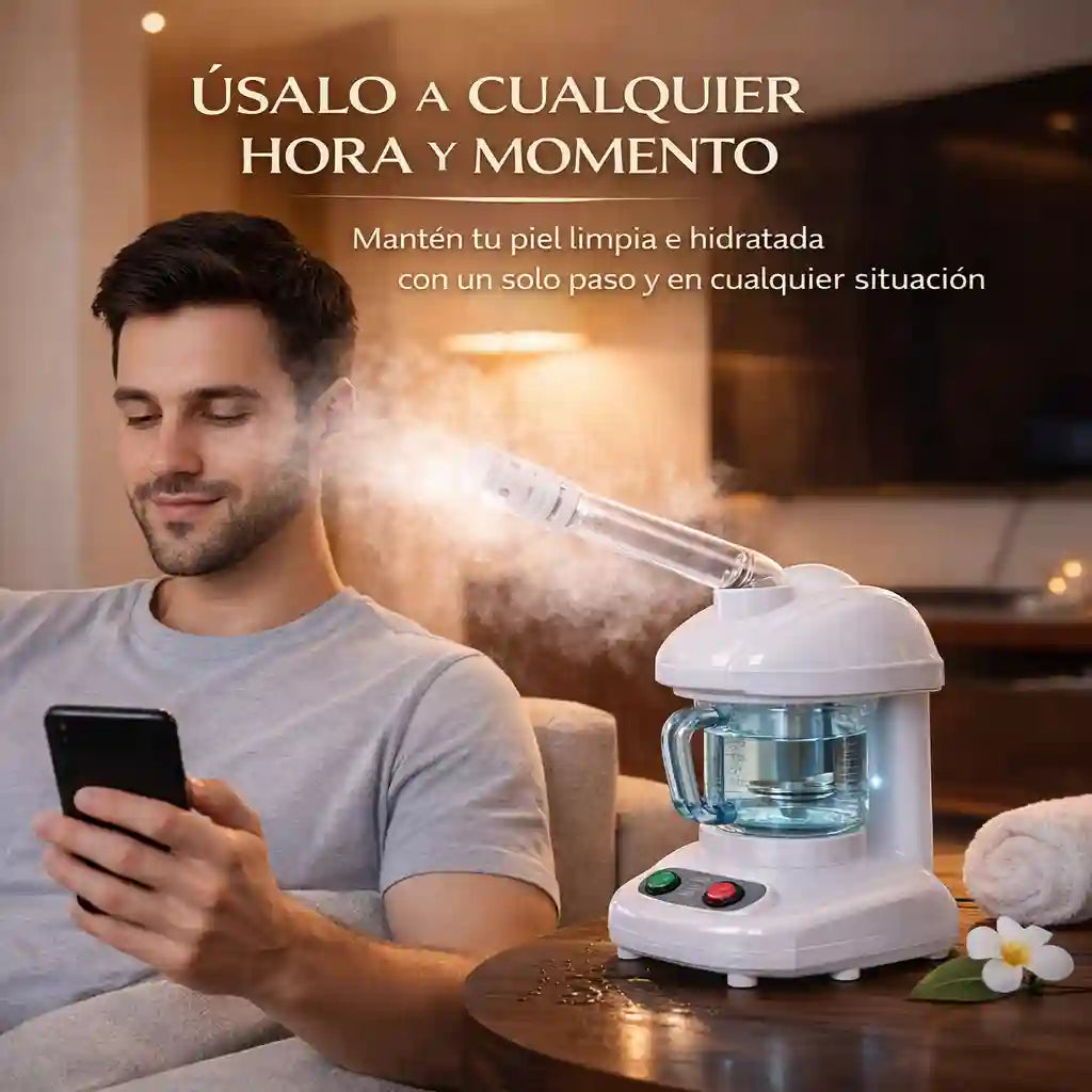PoreVapor® Vaporizador Facial Profesional Con Ozono