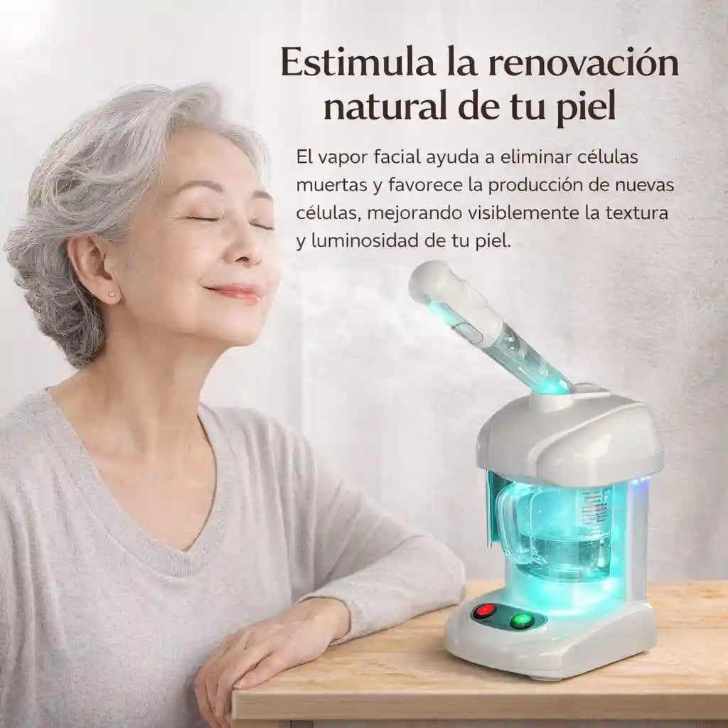 PoreVapor® Vaporizador Facial Profesional Con Ozono
