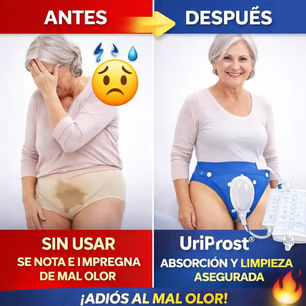 UriProst® Sistema de recolección continua de orina - Urinario Intercambiable