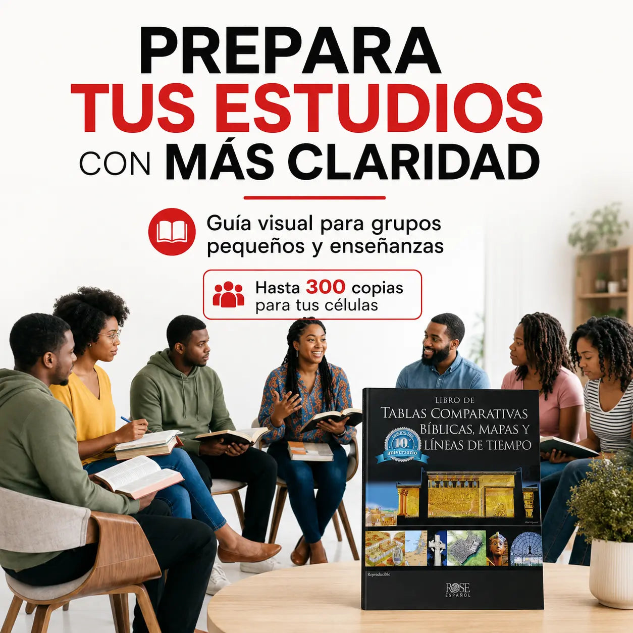 Cronix® Libro de Tablas Comparativas Bíblicas, Mapas y Líneas de Tiempo by Rose Publishing edición 10 aniversario en español
