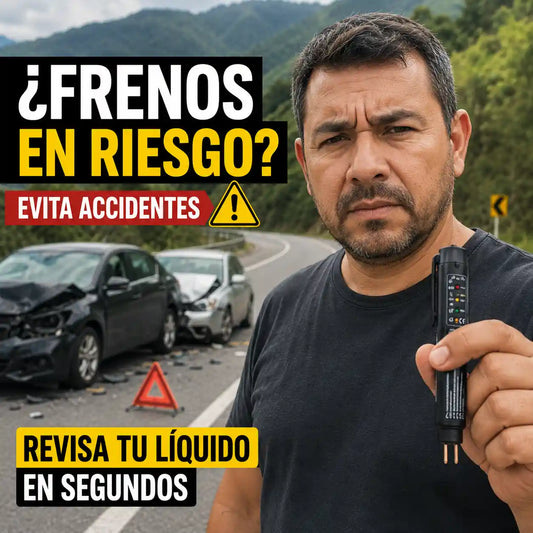 FRENOCHECK® Tester de líquido de frenos YM-C02 Revisa el estado del líquido de frenos en segundos, sin ir al taller.