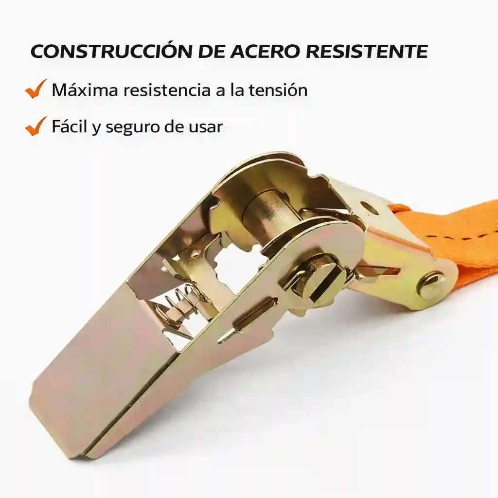 KargoLock® Correa Trinquete 5 Metros Amarre Carga Vehiculos