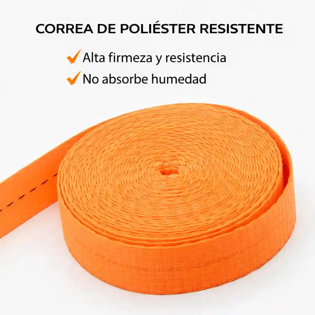 KargoLock® Correa Trinquete 5 Metros Amarre Carga Vehiculos