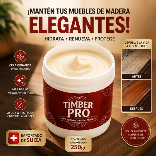 Timberpro® Cera Renovadora De Madera Recupera tus muebles al instante
