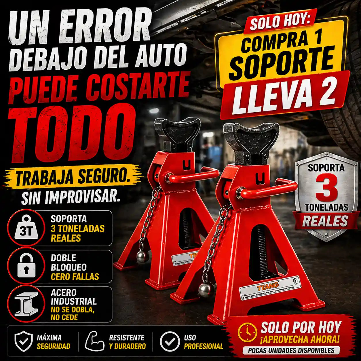Titan3® Torres De Elevación y bloqueo de Vehículos