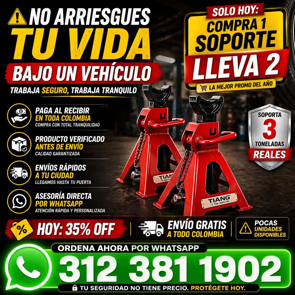Titan3® Torres De Elevación y bloqueo de Vehículos