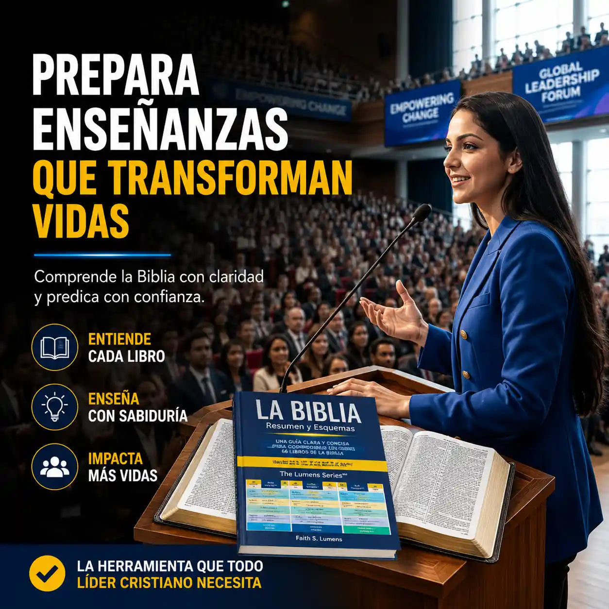LA BIBILIA- Resumen y Esquemas, Cartilla/guía visual de estudio bíblico de los 66 libros