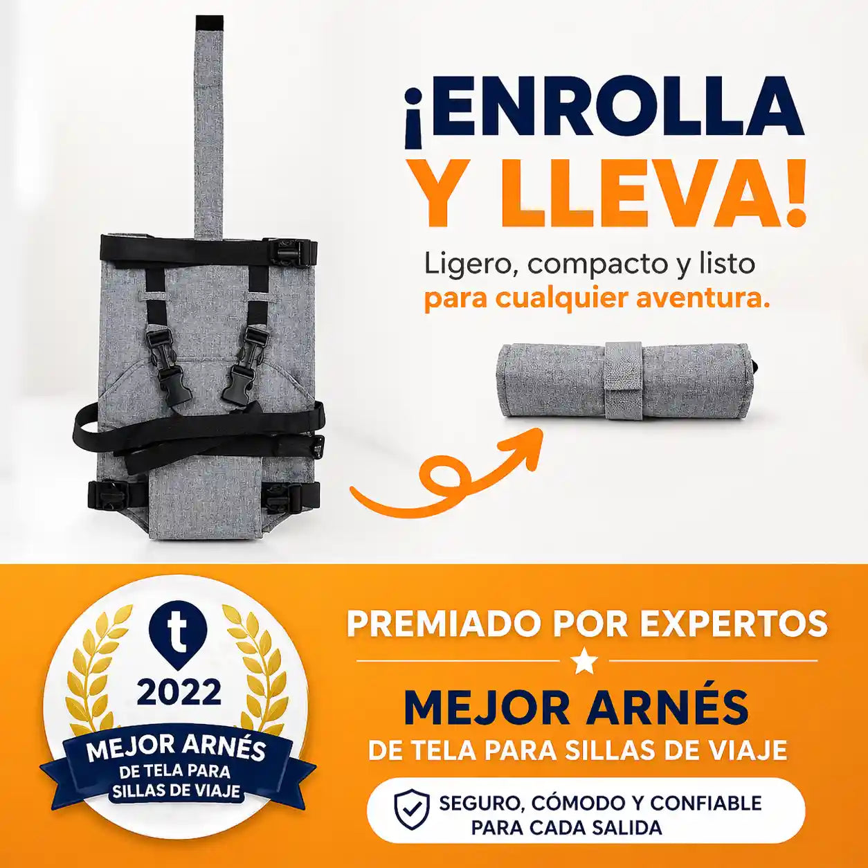 BbyGo®  Cinturon De Seguridad Anticaída Para Bebes, Cinturón de seguridad para aprender a sentarse y alimentación