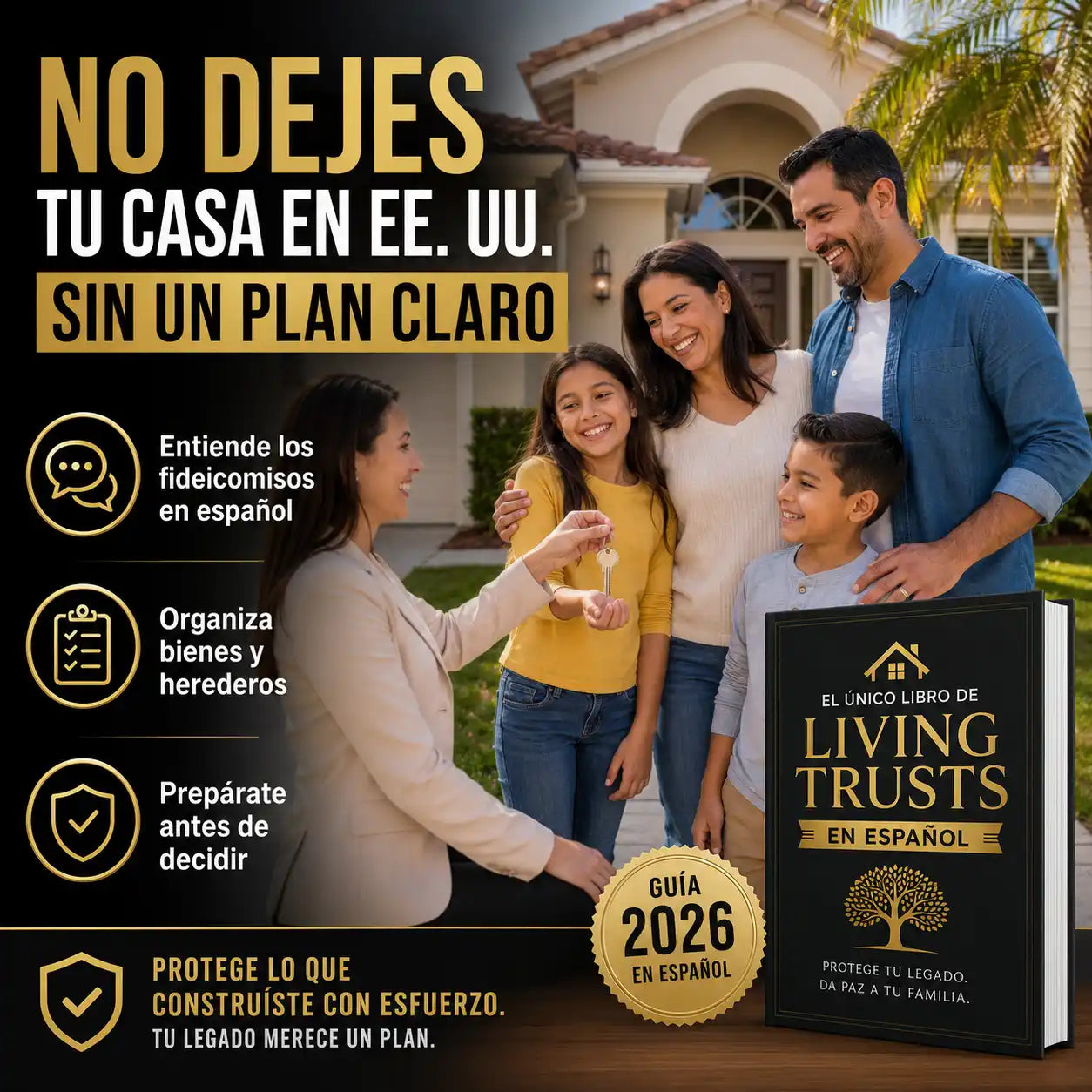 El Único Libro De Living Trusts En Español Crea Fideicomisos en vida revocables Proteja a Sus Herederos y Ahorre Miles