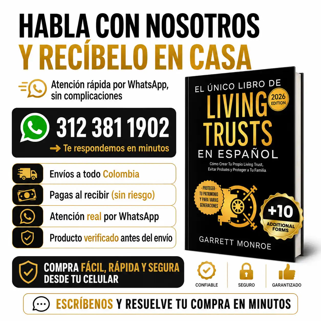 El Único Libro De Living Trusts En Español Crea Fideicomisos en vida revocables Proteja a Sus Herederos y Ahorre Miles