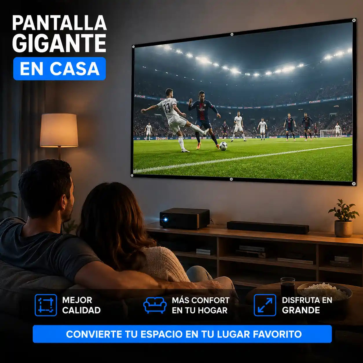 CineWall® Pantalla para Proyector contra luz ambiental Tela ALR