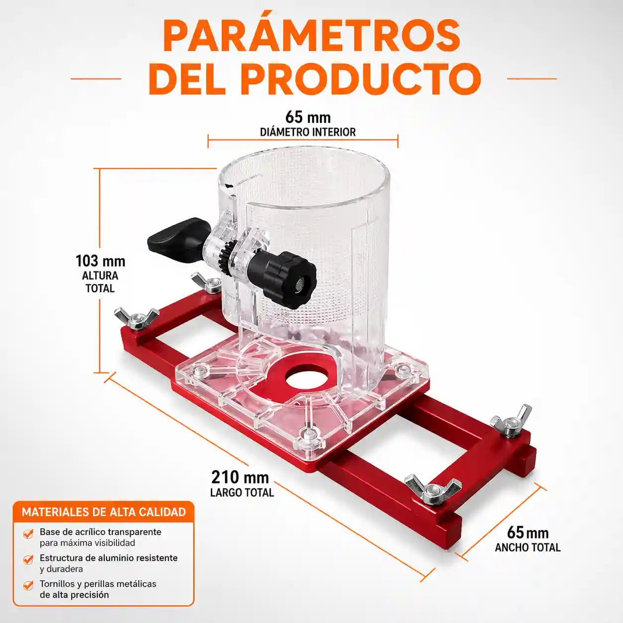 Routix® Soporte ranurado de fijación invisible 2 en 1