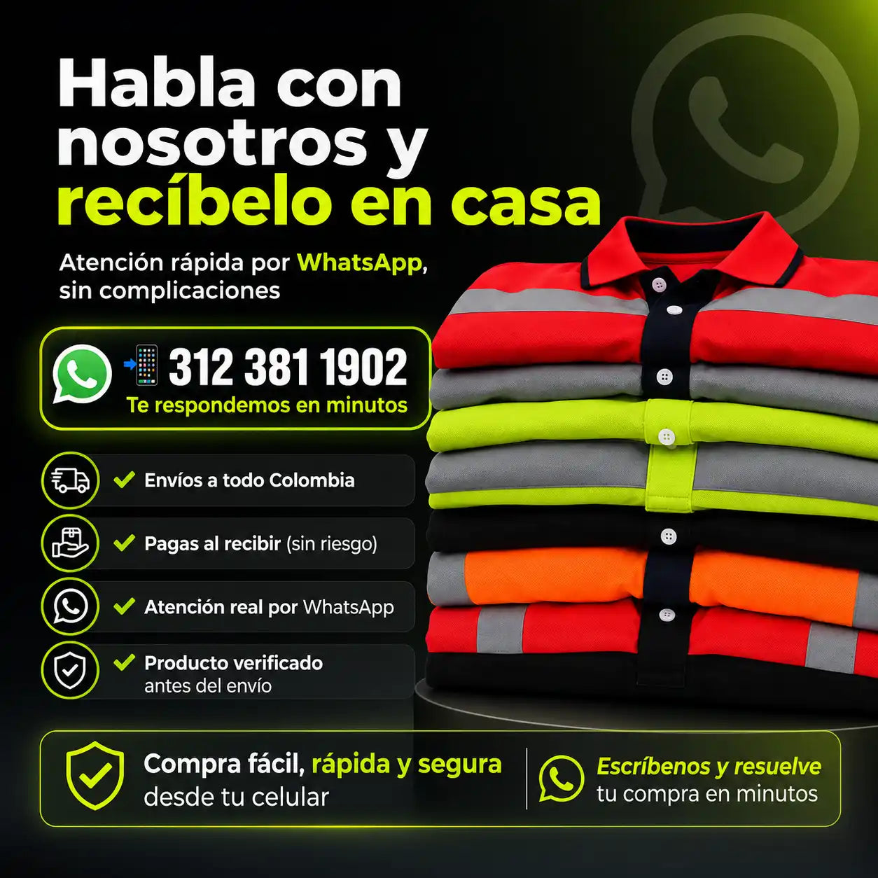 ReflecT® Camisa reflectante de manga corta