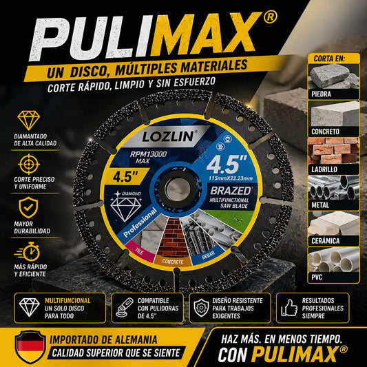 Pulimax® Disco Diamantado Multiuso 4.5"