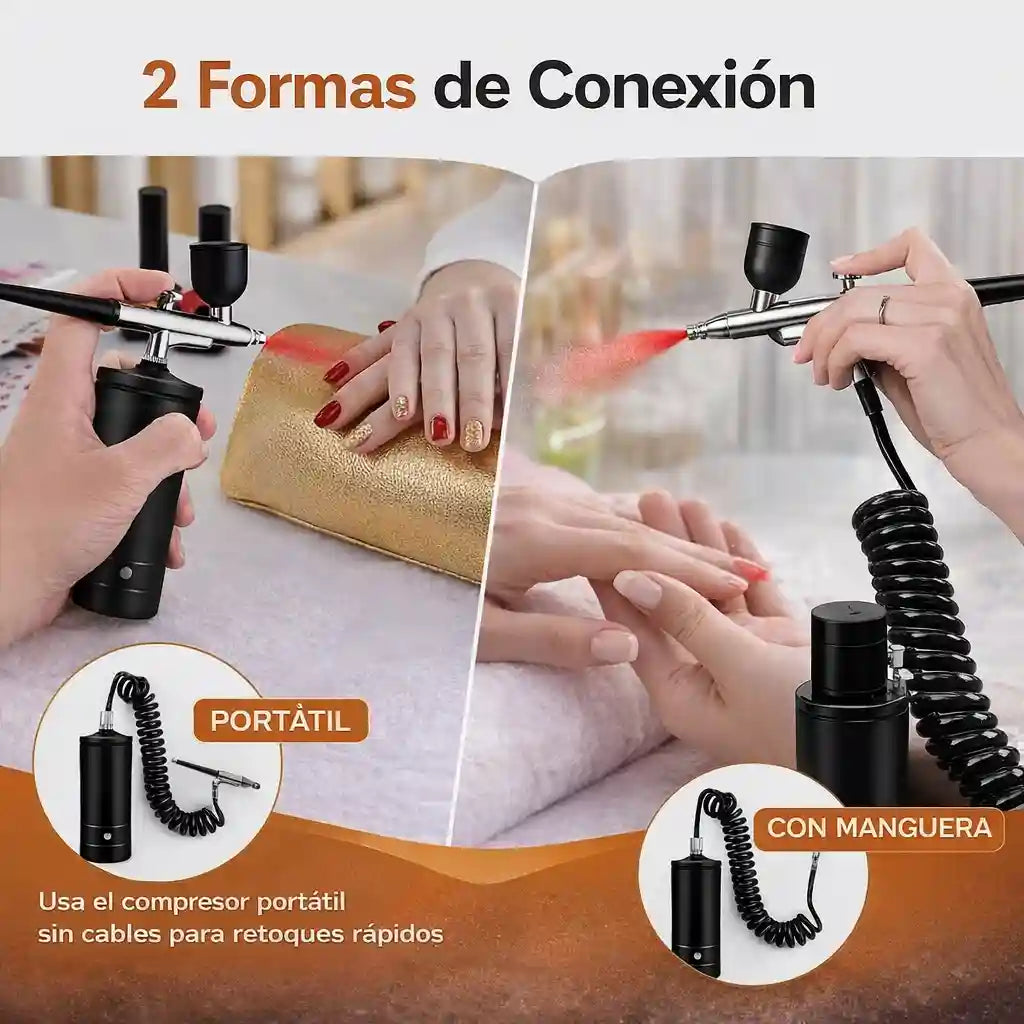 AeroLux® Kit Compresor eléctrico de Aerografía