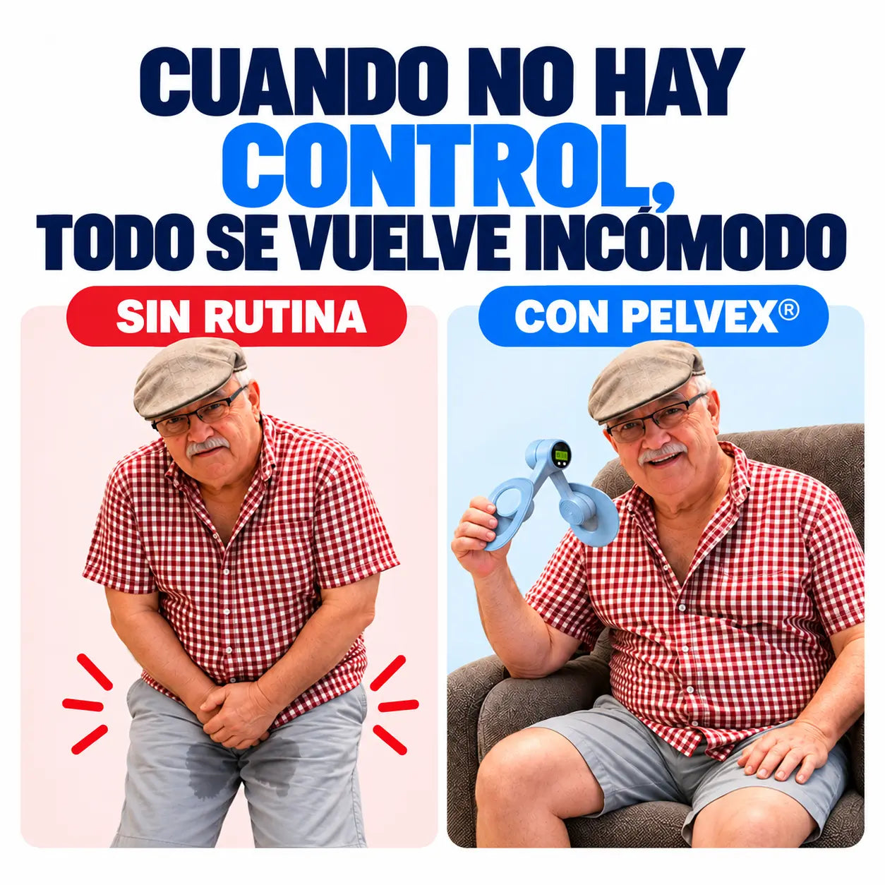 PELVEX® | Entrenador Pélvico Masculino con Contador