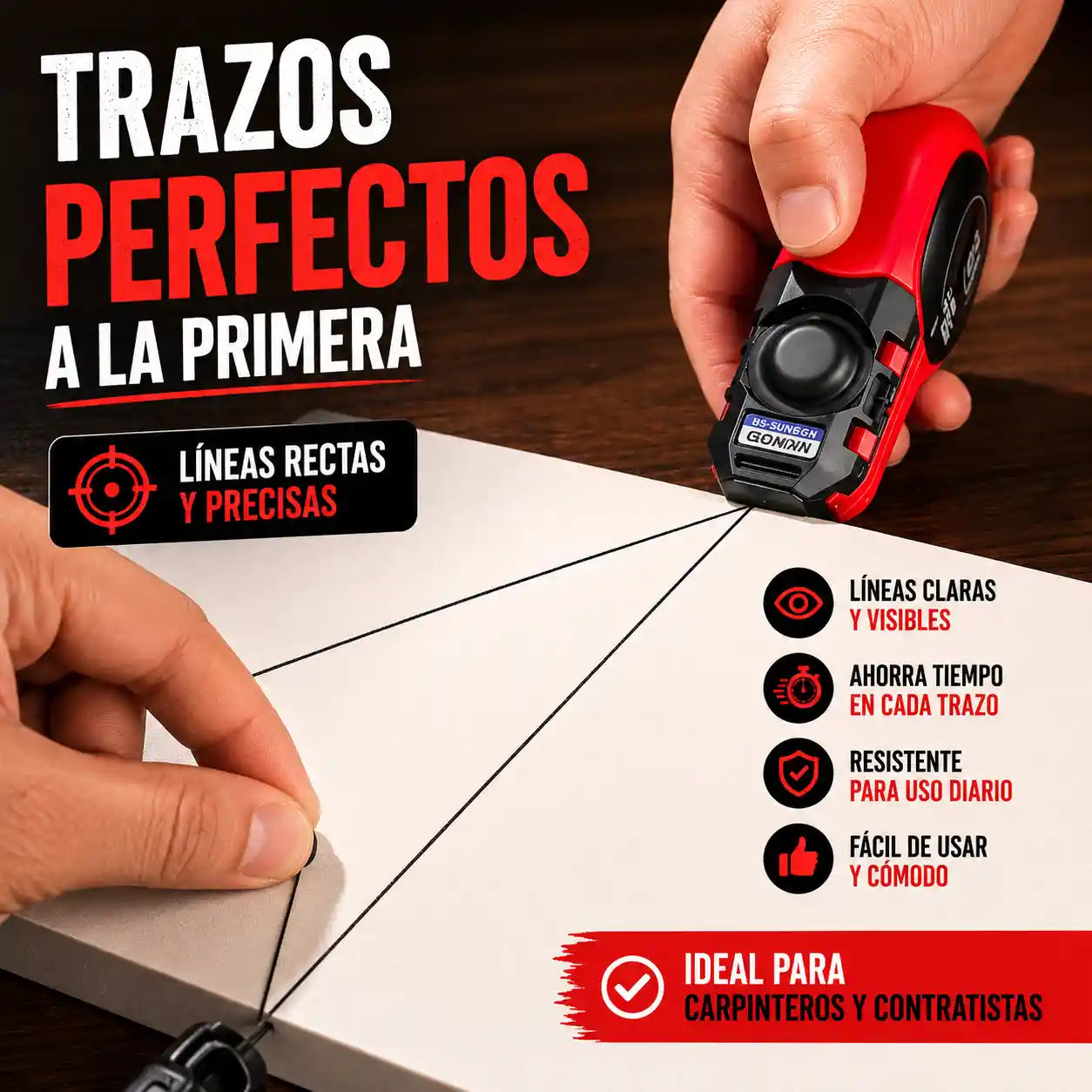 TrazorX® Trazador De Lineas Automatico Preciso