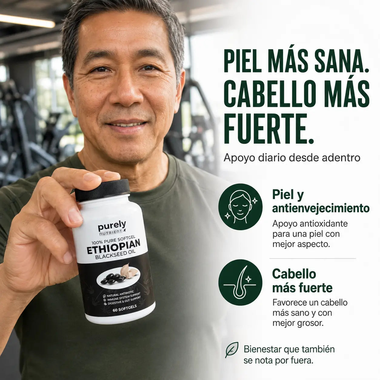 PURELY® Aceite de Semilla Negra Etíope | Digestión, Defensas y Bienestar Diario