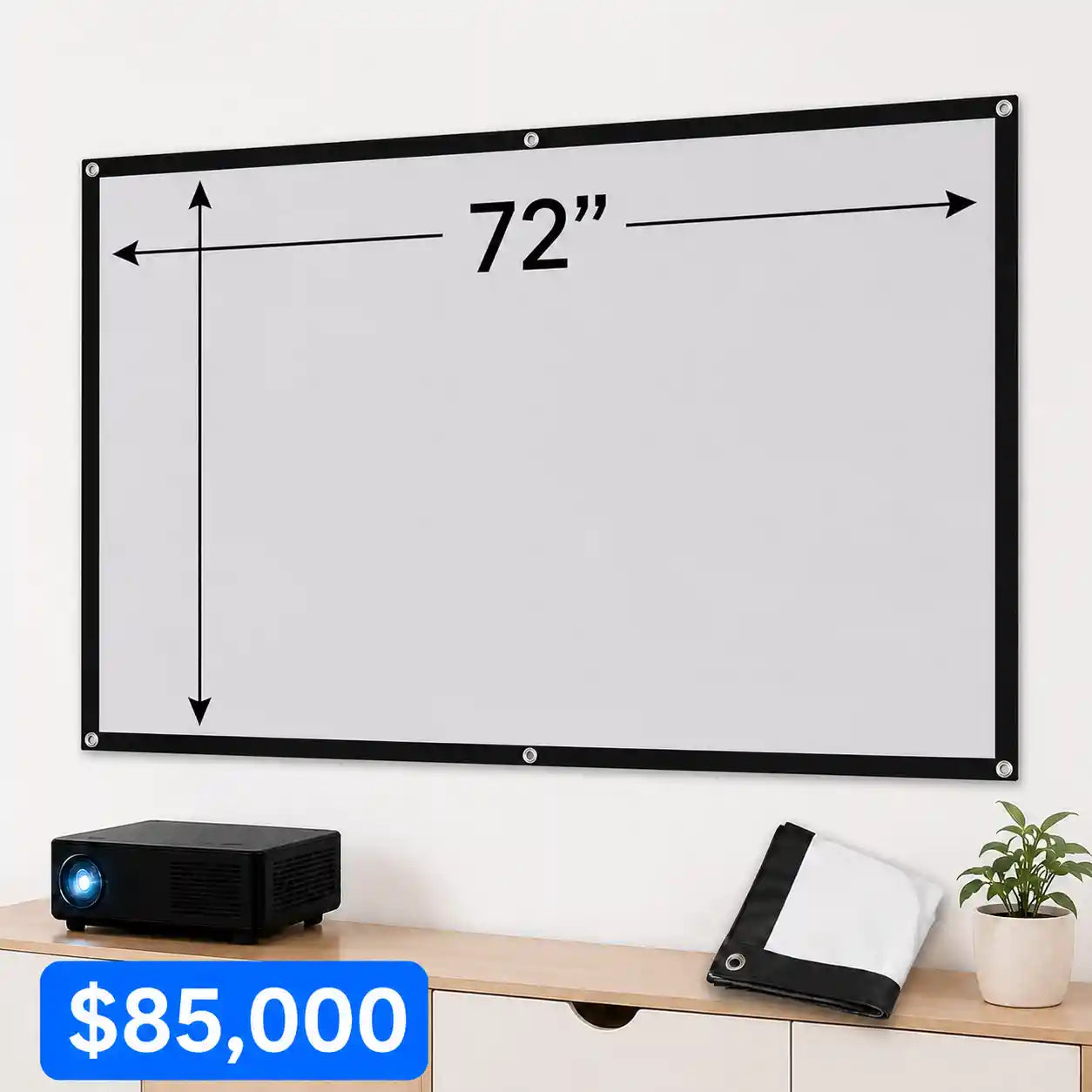 CineWall® Pantalla para Proyector contra luz ambiental Tela ALR