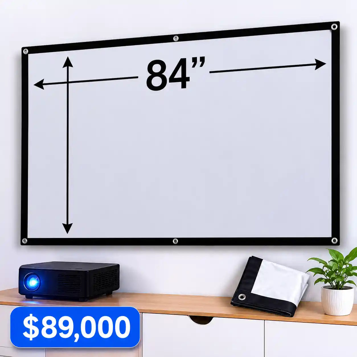 CineWall® Pantalla para Proyector contra luz ambiental Tela ALR