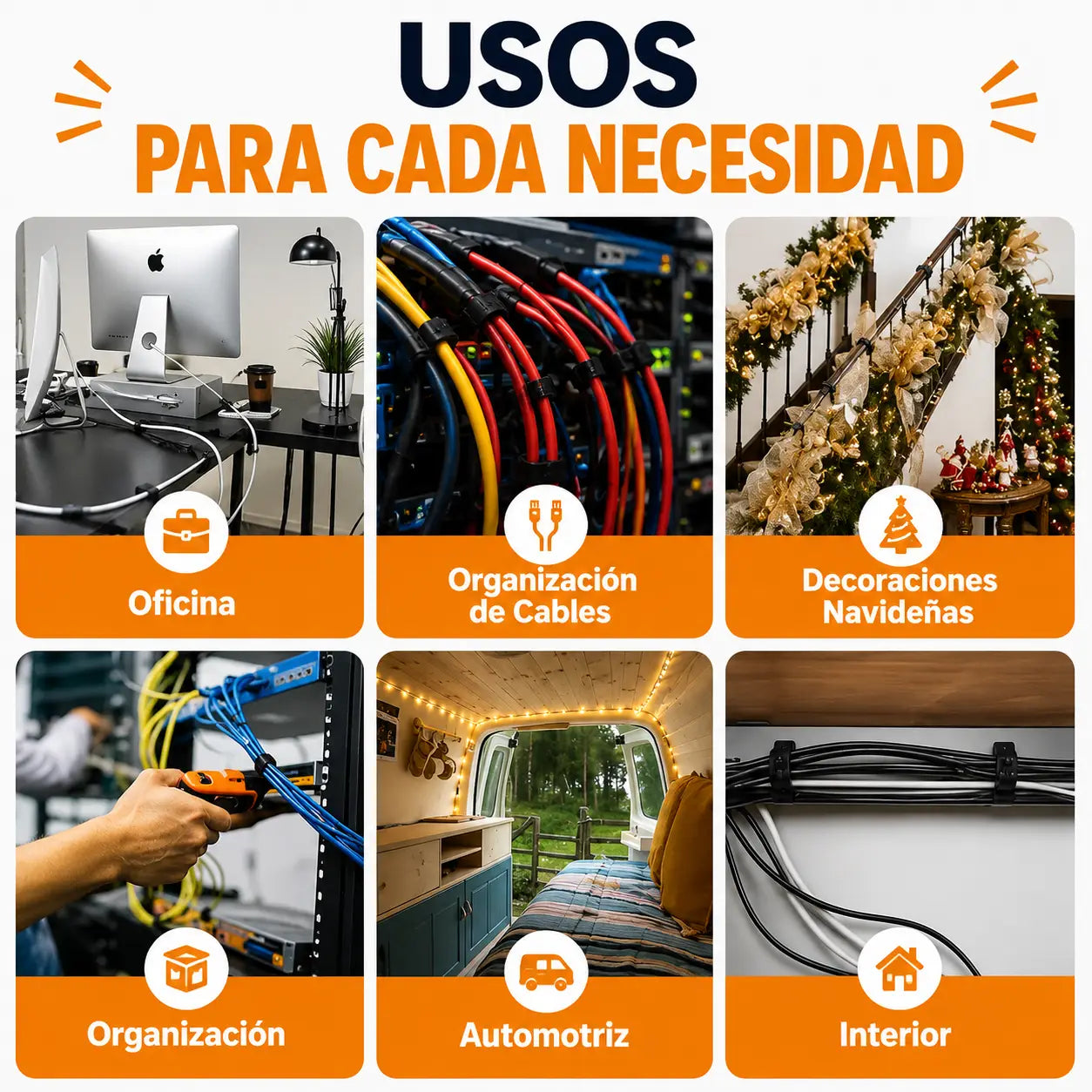 Anclix® — Bases Magnéticas para Organizar Cableado sin Perforar