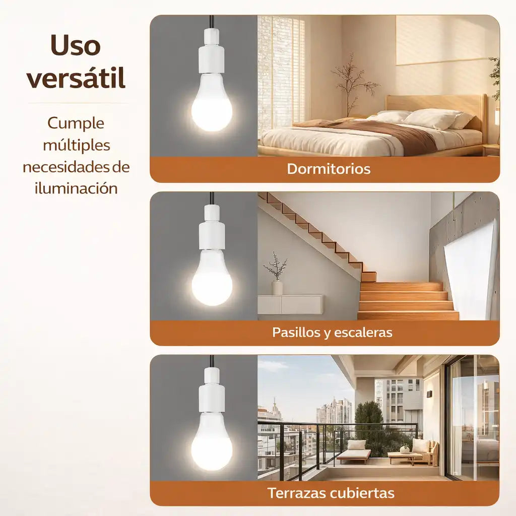 ClickLuz® Plafon Inteligente Con Temporizador y Control