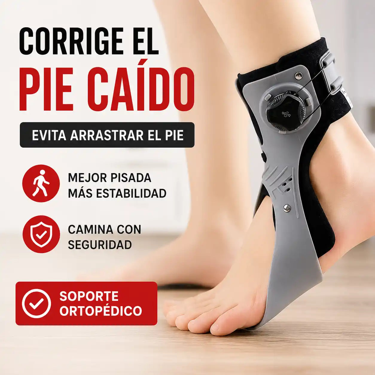 Tobrix® Férula ortopédica de soporte para tobillo y pie