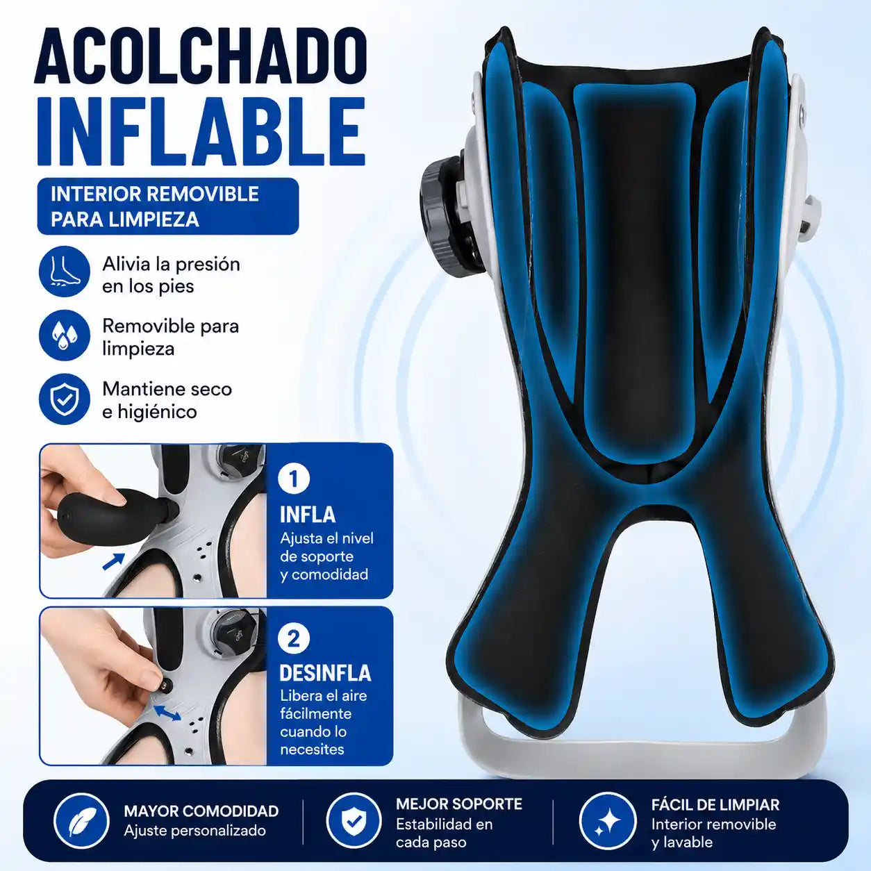 Tobrix® Férula ortopédica de soporte para tobillo y pie