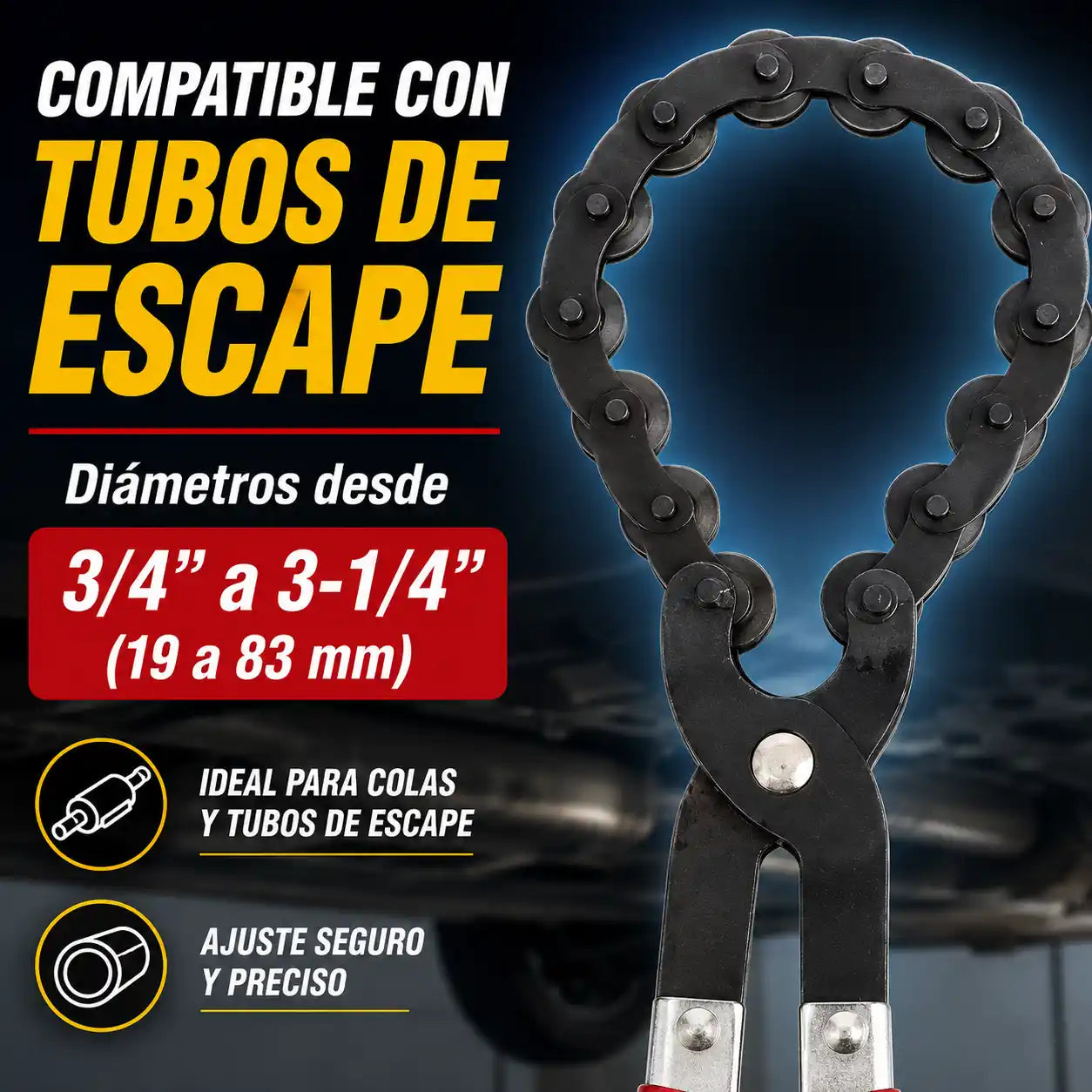 Cadenix®  Alicates de cadena para cortar tubos