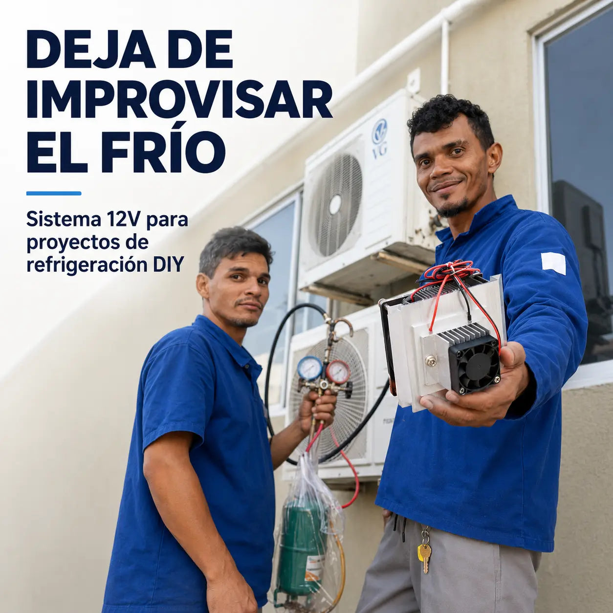 FRIXEN® Refrigerador electrónico de 12V, Kit de chips de refrigeración de semiconductores, herramientas para mini aire acondicionado/refrigerador DIY.