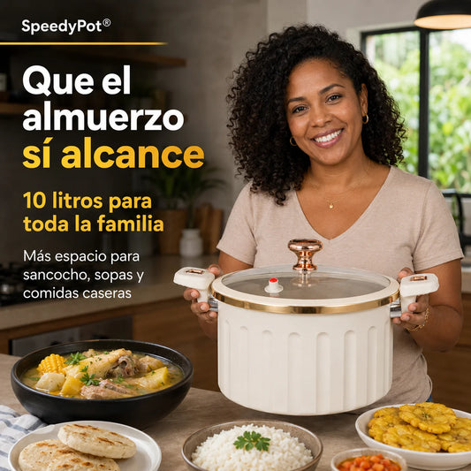 SpeedyPot® – Olla de Micropresión Familiar de 10 Litros