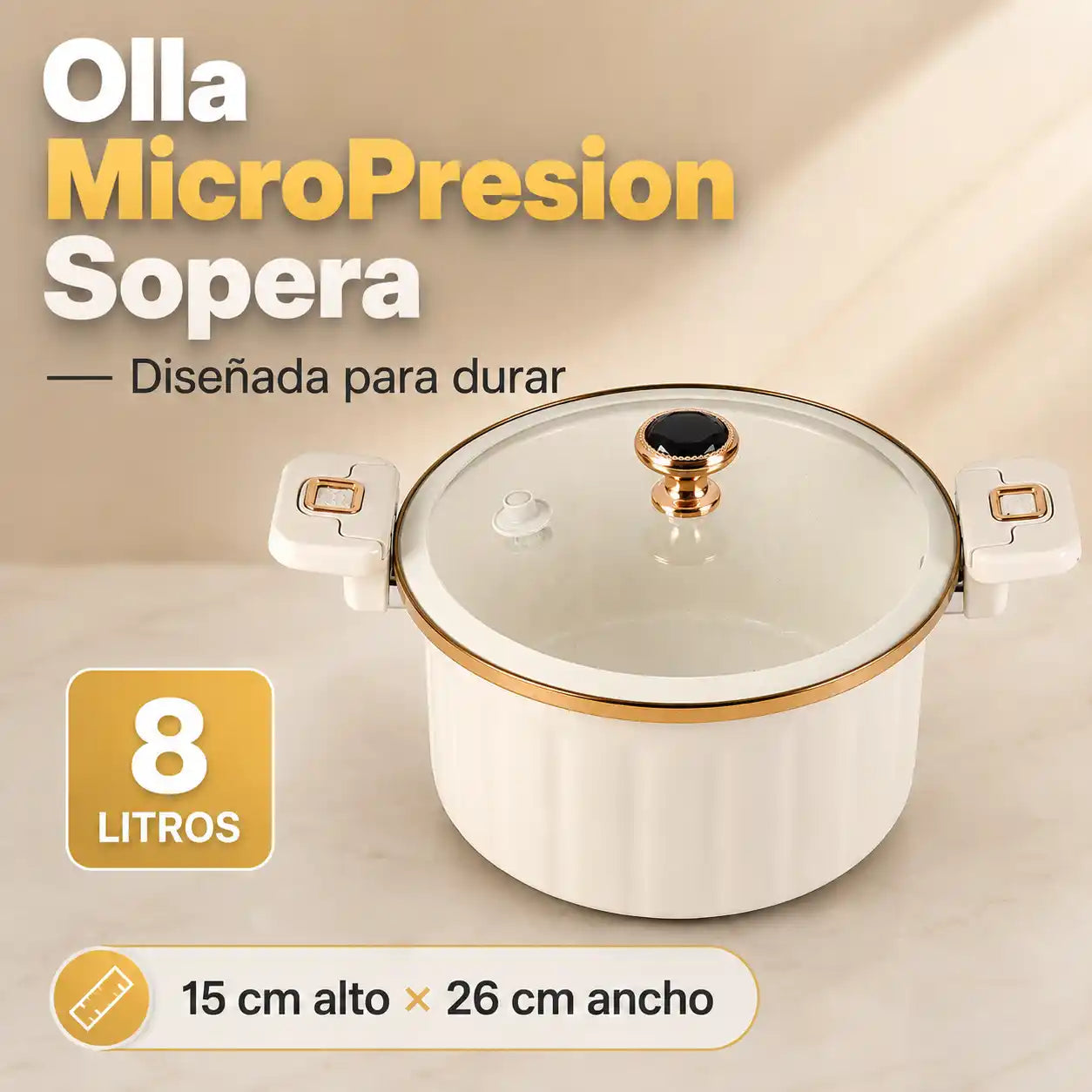 SpeedyPot® – Olla de Micropresión Familiar de 10 Litros