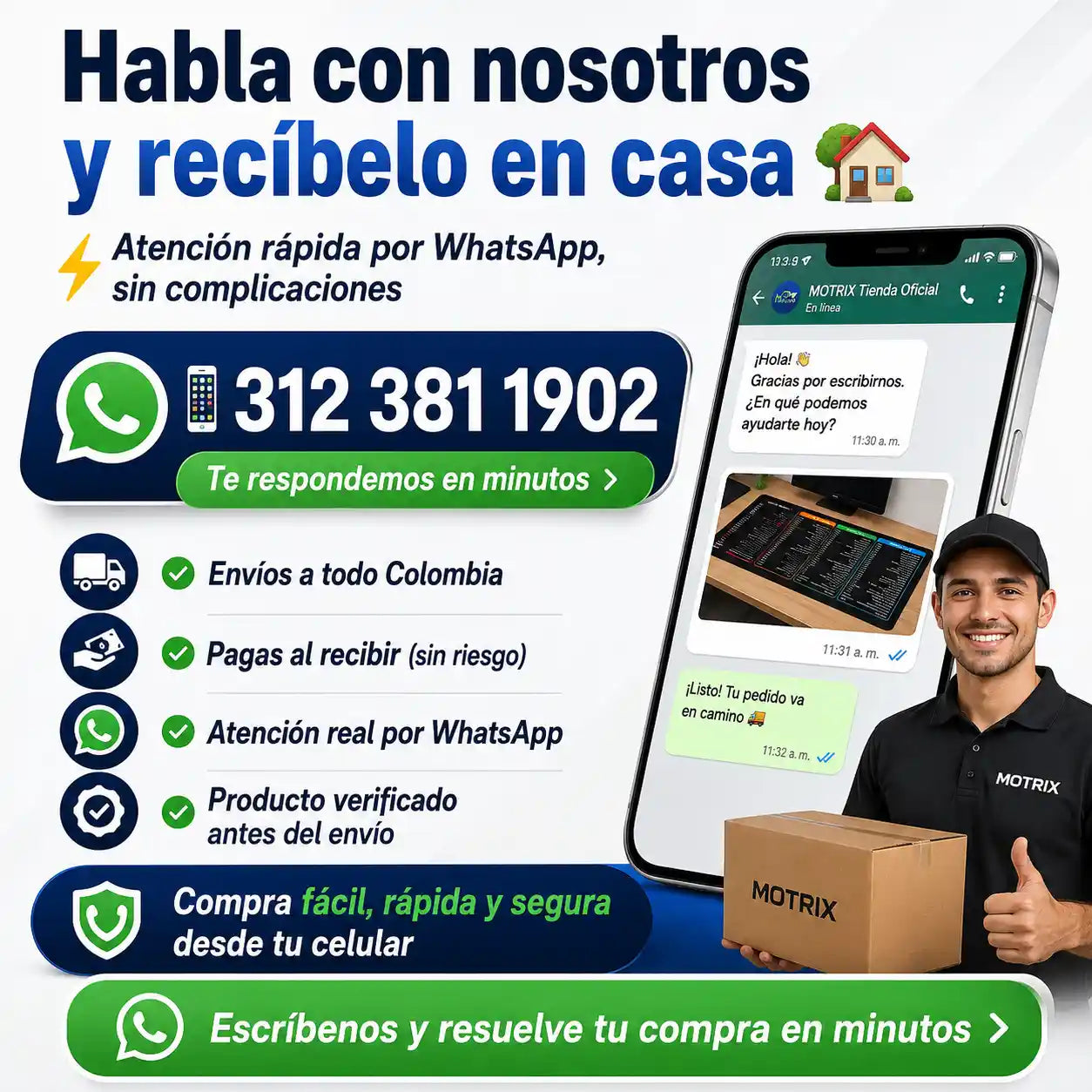 OfficePad® Pad Mouse Con Comandos - Tapete de escritorio con atajos de teclado para mouse