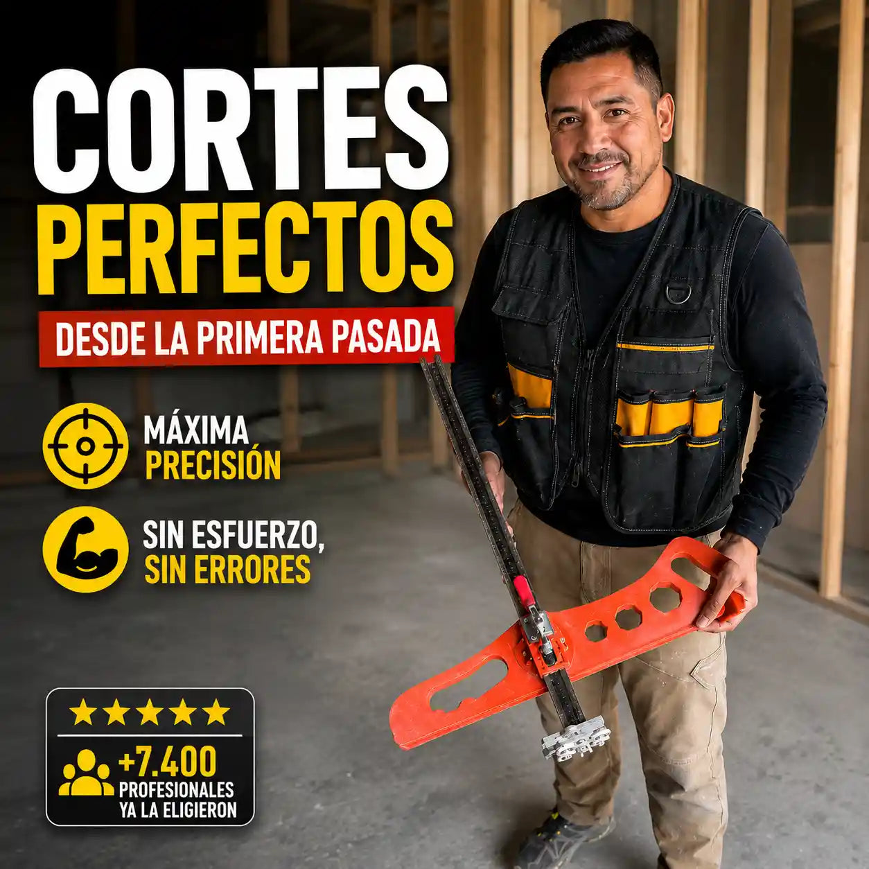 LINECUT® Cortadora plegable multimaterial para drywall/foam/KT