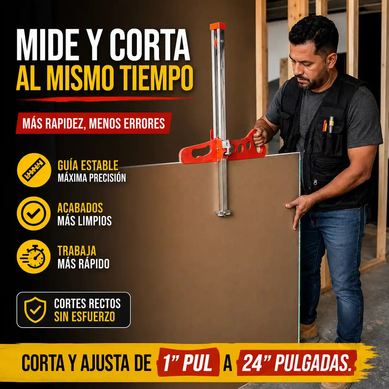 LINECUT® Cortadora plegable multimaterial para drywall/foam/KT