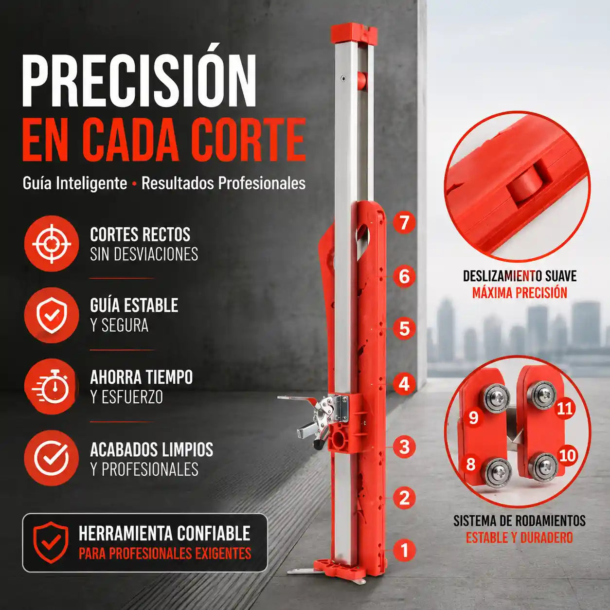 LINECUT® Cortadora plegable multimaterial para drywall/foam/KT