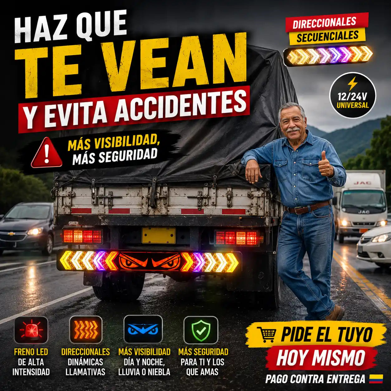 DIRECLED® Tercer Stop Camioneta Y Automoviles  60 CM