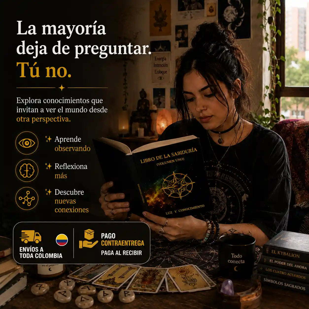 Libro de la Sabiduría® El libro visual para quienes sienten curiosidad por los símbolos, la energía y los misterios de la conciencia