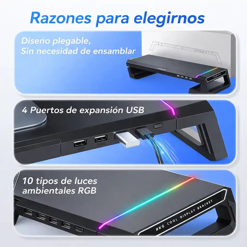 HubRise® soporte plegable para monitor
