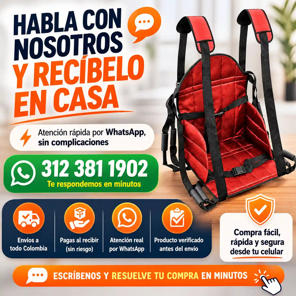 MoveEase® Arnés de traslado para pacientes