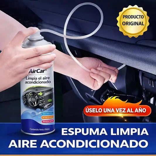 AIRCAR® Spray limpiador para el aire acondicionado del coche 240ML