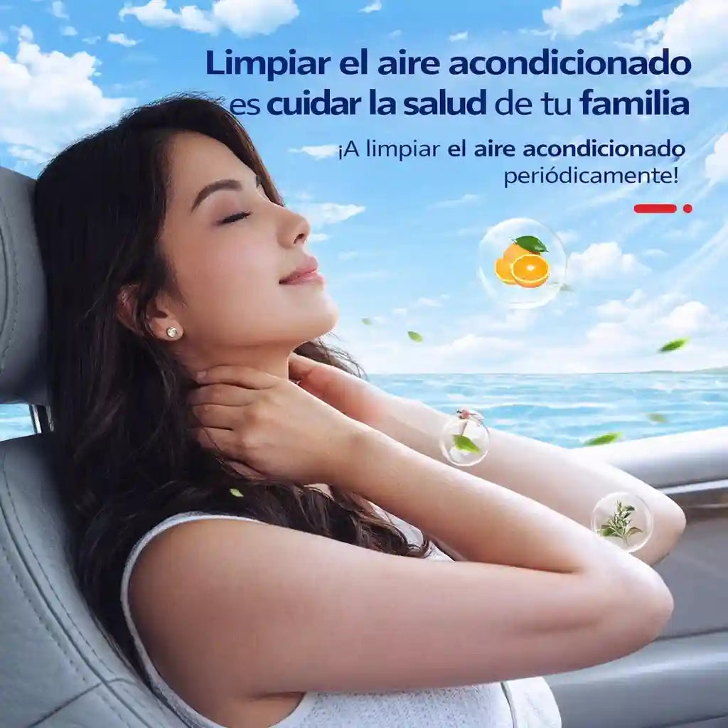 AIRCAR® Spray limpiador para el aire acondicionado del coche 240ML