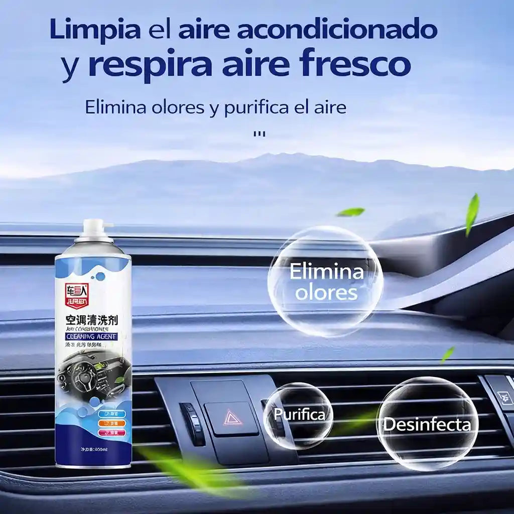 AIRCAR® Spray limpiador para el aire acondicionado del coche 240ML