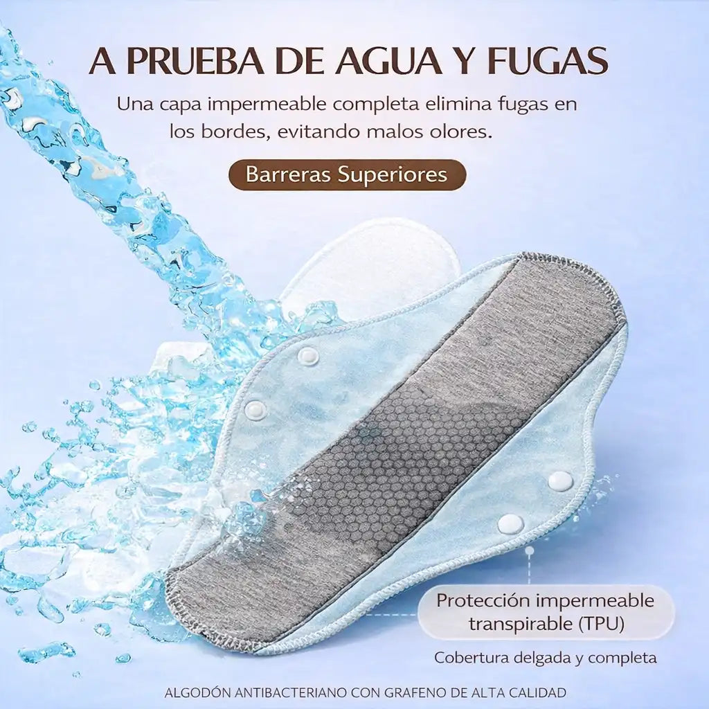EcoPant® 3 Protectores de ropa interior reutilizables