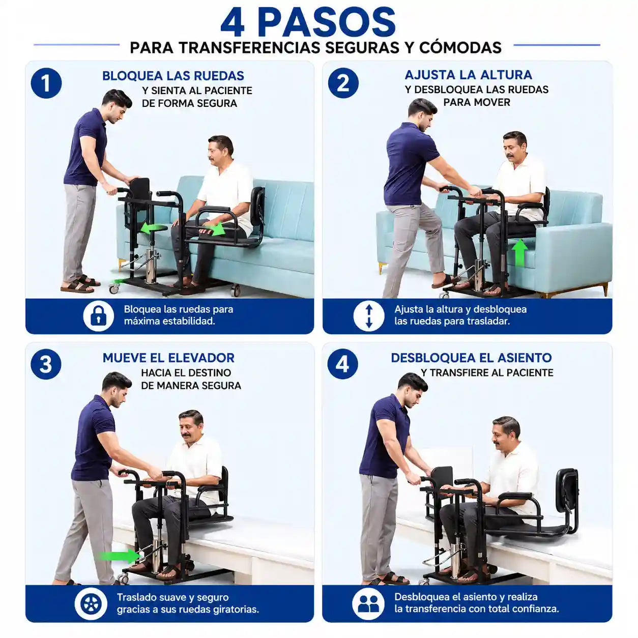 Movilitix® Elevador de transferencia de movilidad