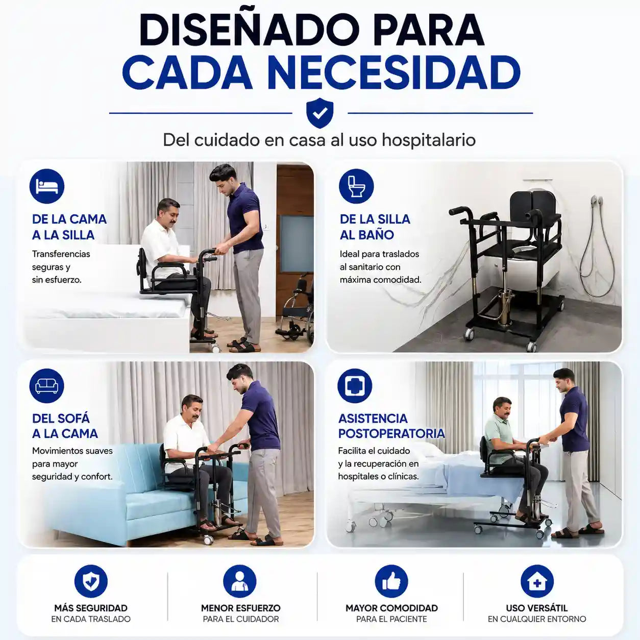 Movilitix® Elevador de transferencia de movilidad
