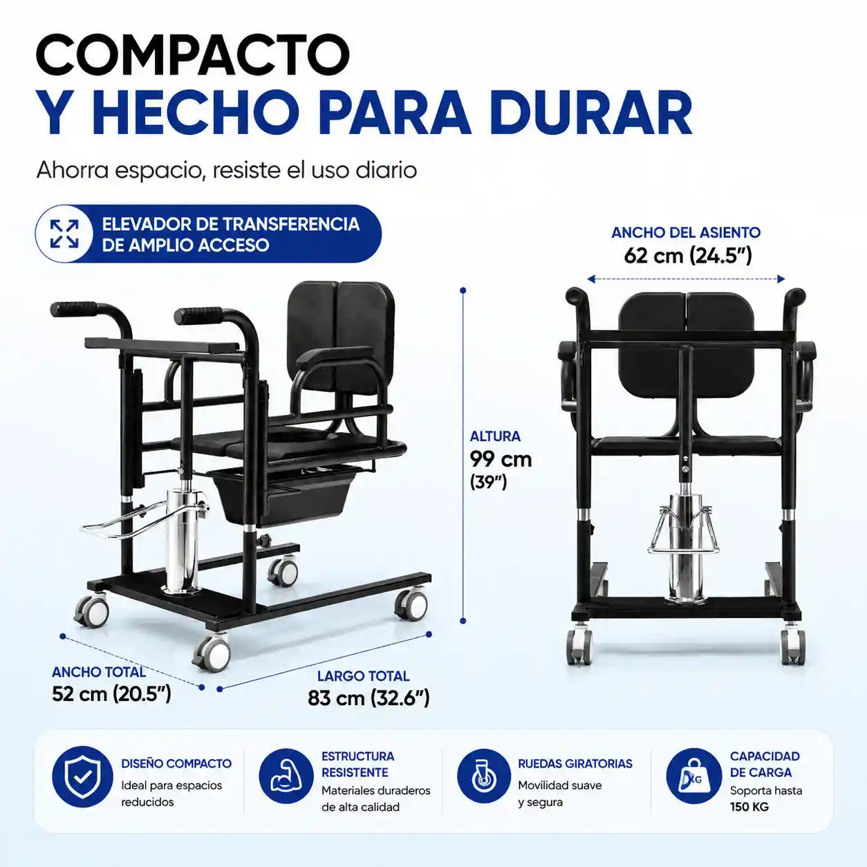 Movilitix® Elevador de transferencia de movilidad