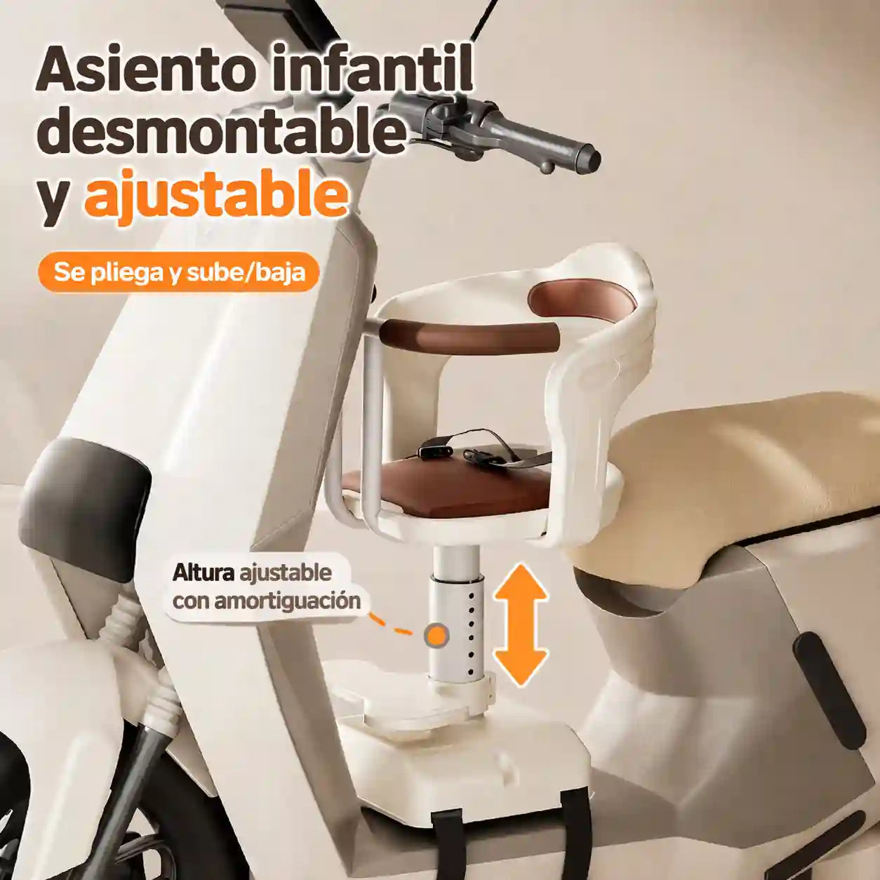 KidSiyin®  Silla De Ninos Scooter O Moto Electrica