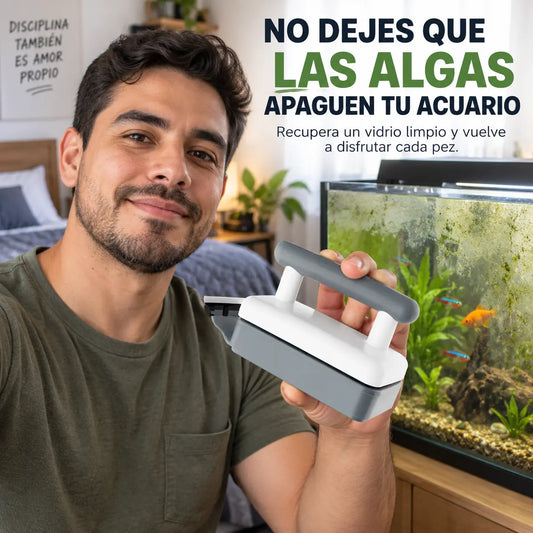 Aquix® | Limpiador Magnético de Algas para Cristales de Acuarios